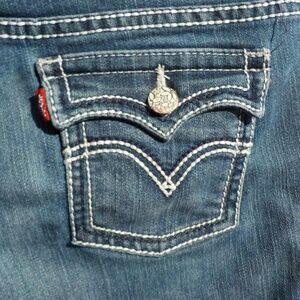 Levi 715 Boot Cut Jeans, Girls Size 16